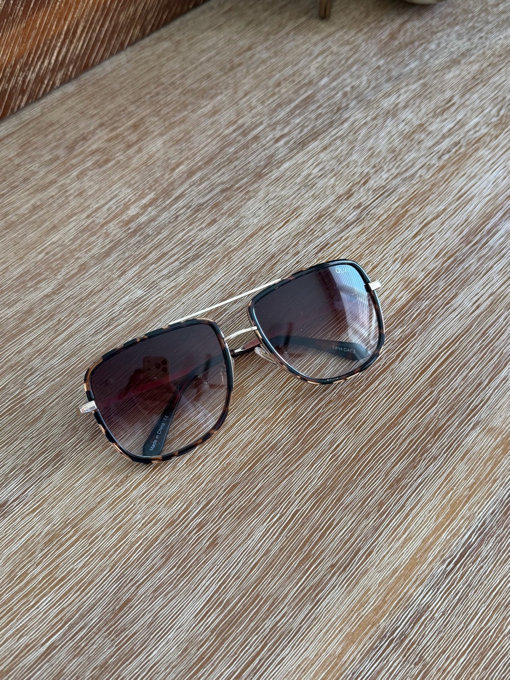 Quay Australia Tortoiseshell Frame Brown Gradient Lens Sunglasses